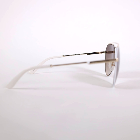 Guess Womens Gold Aviator Sunglasses Gold and White / Brown Gradient - NWT - Picture 3 of 14